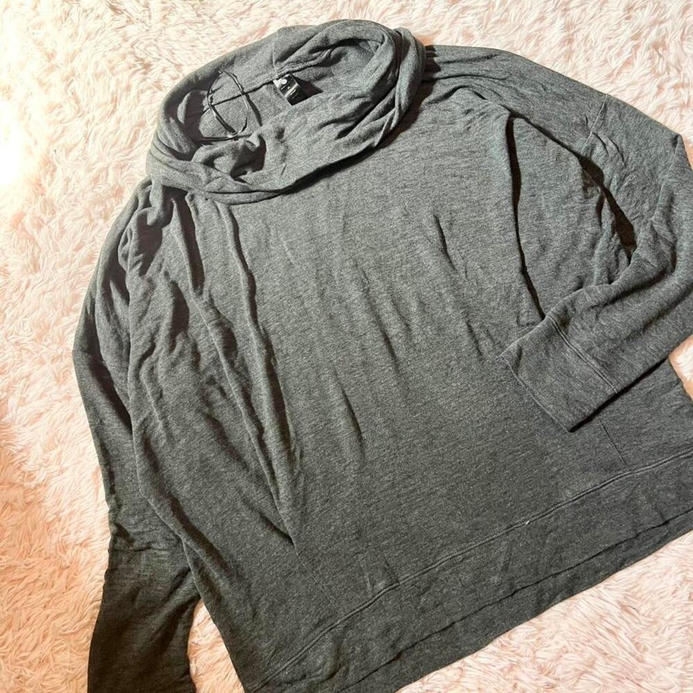 Yogalicious Oversized Cozy Soft Lightweight Yoga Studio Gym Cowl Neck Sweater